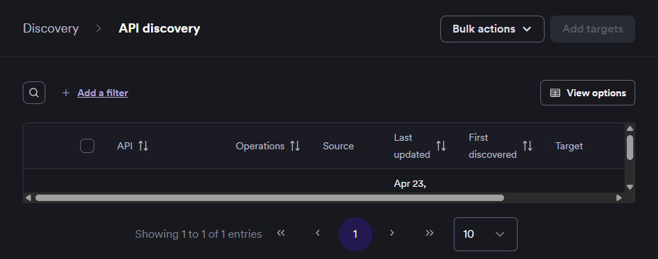Expanded API endpoints view showing individual operations with search and filter options.