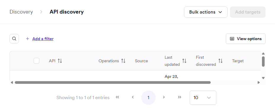 Expanded API endpoints view showing individual operations with search and filter options.