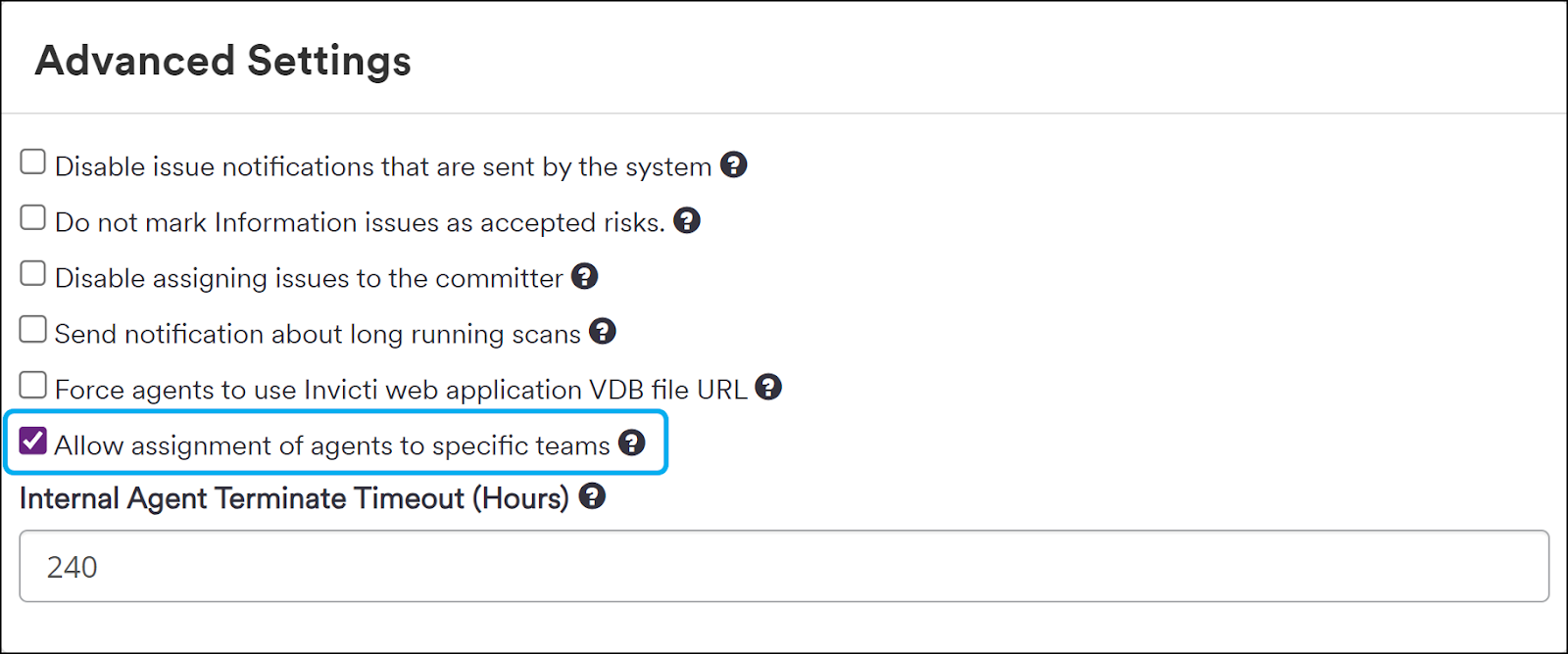 Select Allow assignmenet of agents to specific teams