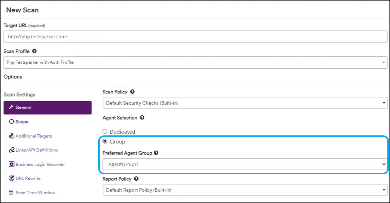 Select a preferred group
