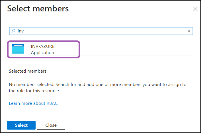 Adding a member to the application.