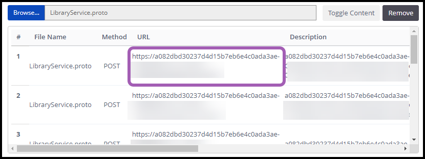 Imported links in Invicti Enterprise.