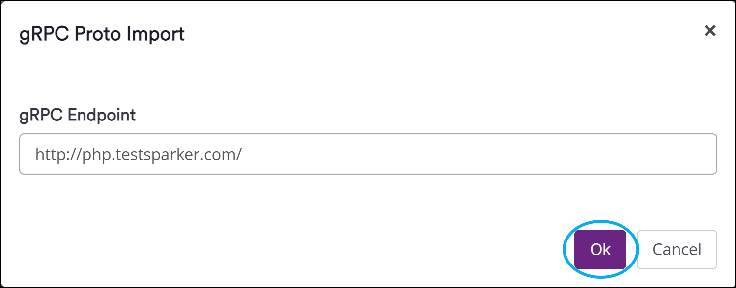 gRPC proto import in Invicti Enterprise.