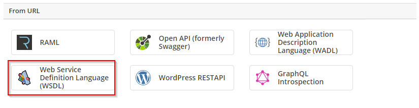 Import WSDL from URL in Invicti Enterprise.
