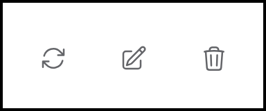 Sync, Edit, and Delete icons for API Sources.