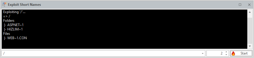 Exploit Short Names panel in Scan Summary Dashboard
