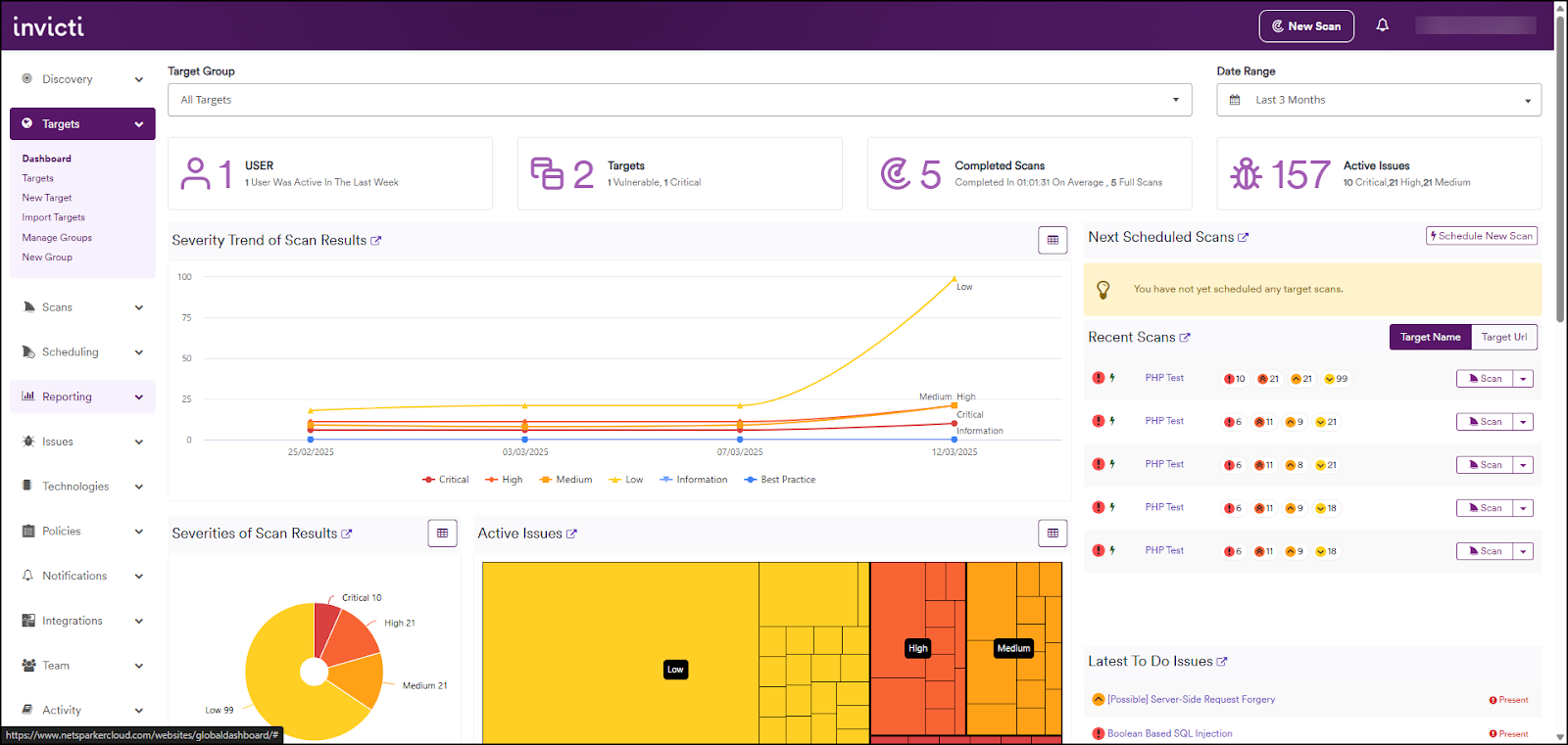 Invicti Enterprise scanner overview