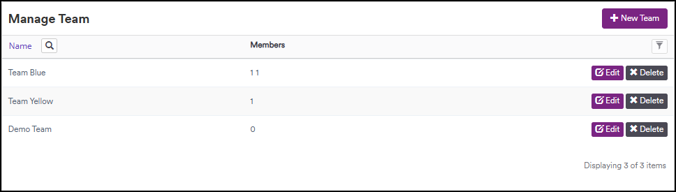 Team collaboration in multi-user environment