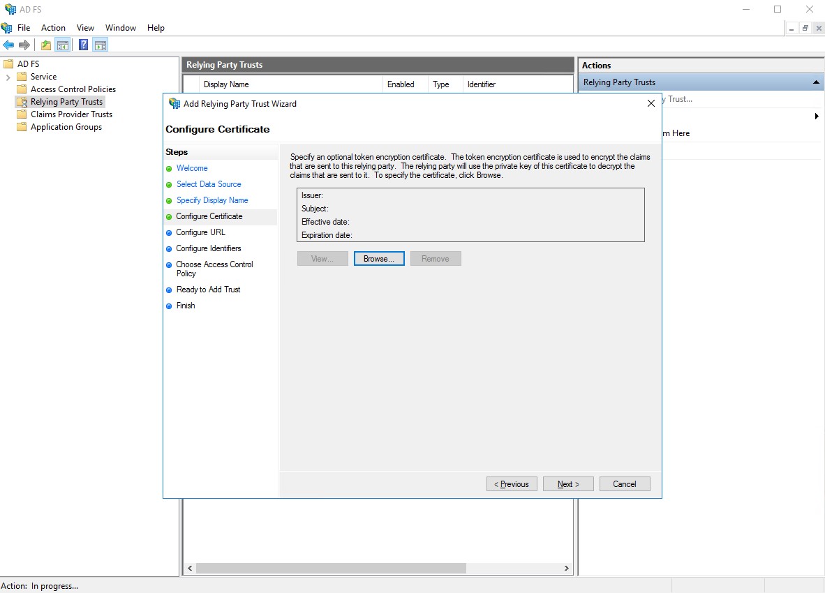 ADFS Specify Display Name