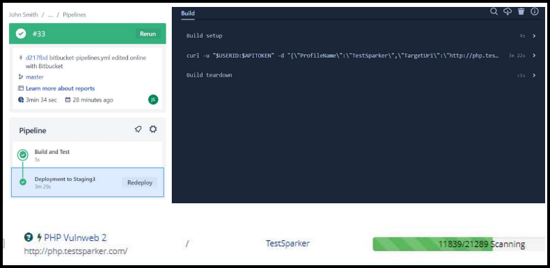 Triggered the pipeline