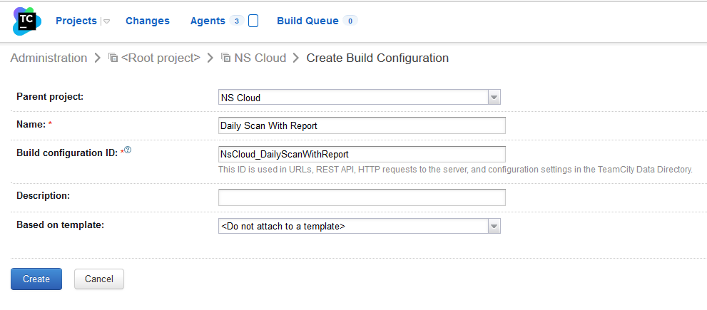 Build report tab setup