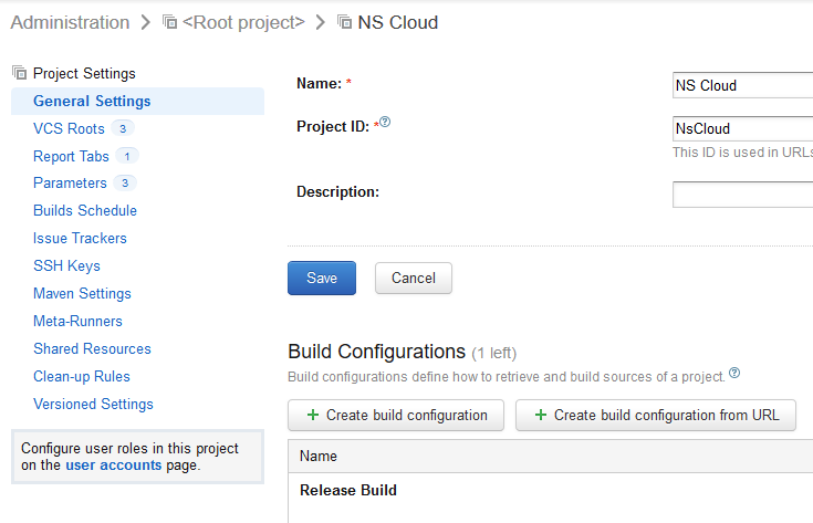 Build report tab setup