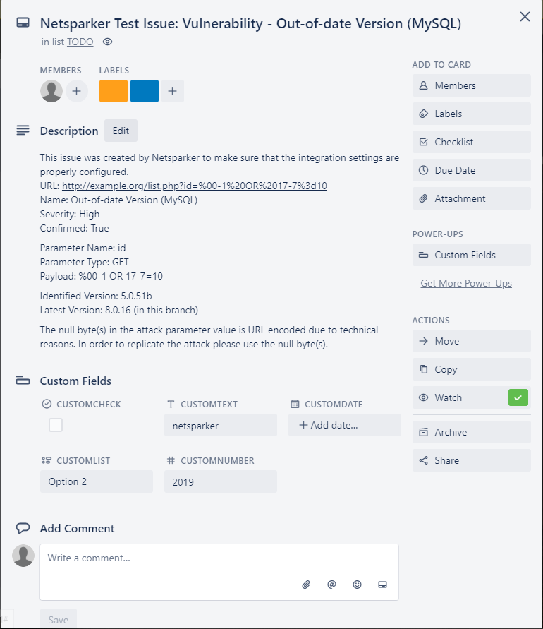 Trello default browser view