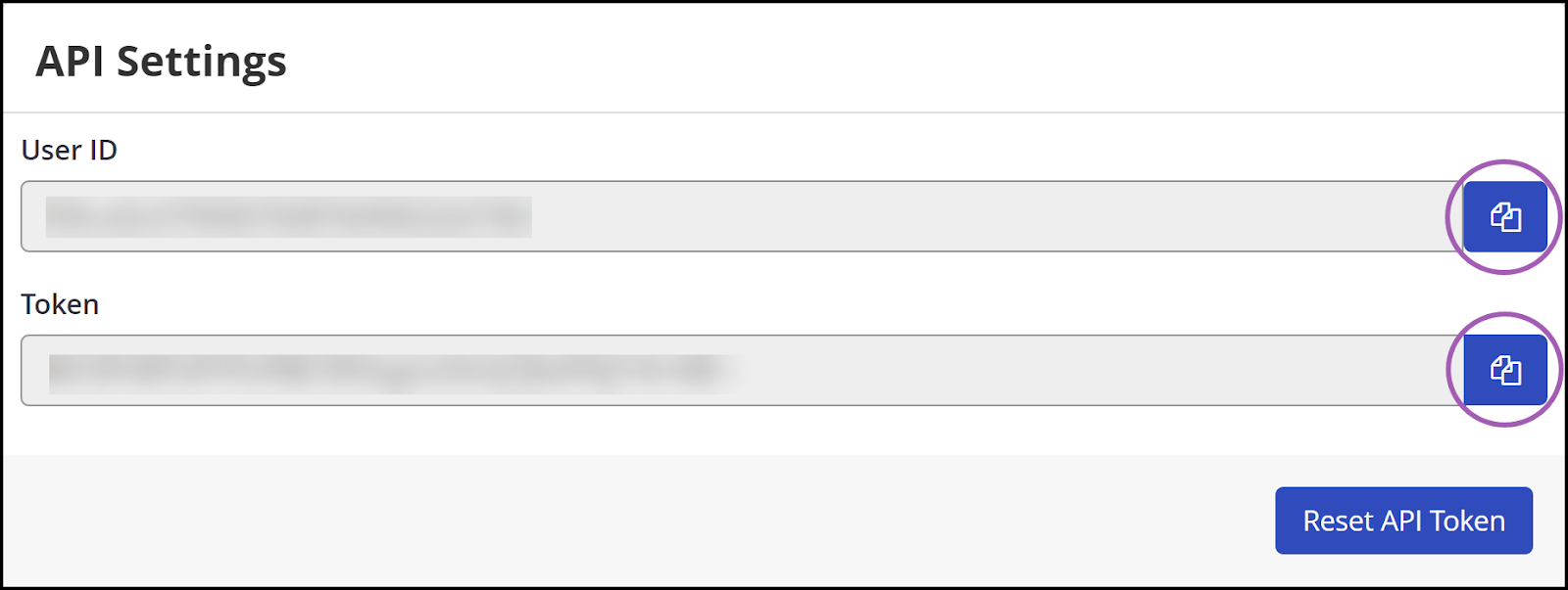 Invicti Enterprise API Settings page showing User ID and Token fields for Jenkins integration