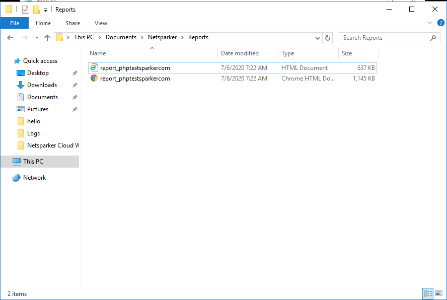 Jenkins workspace view after successful Invicti Standard scan execution