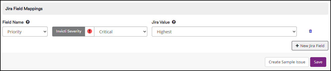 Adding custom field mapping in Jira integration showing priority field configuration