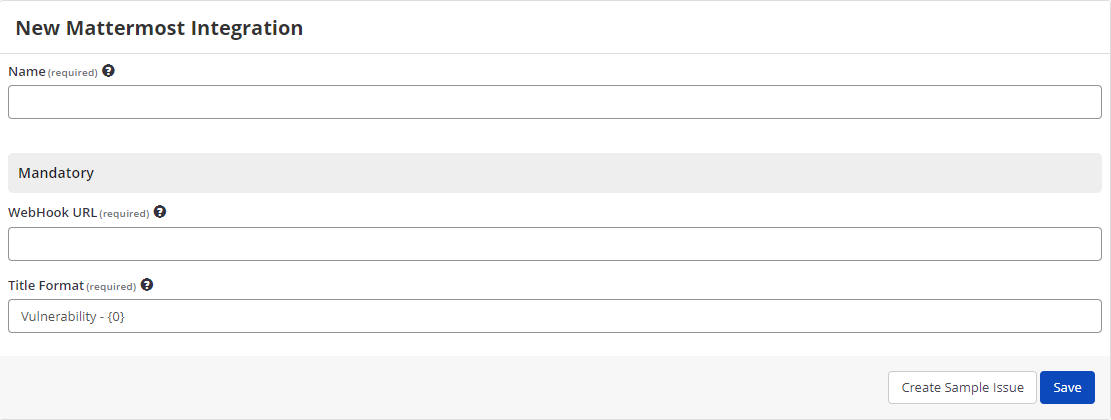 Mattermost integration in Invicti Enterprise