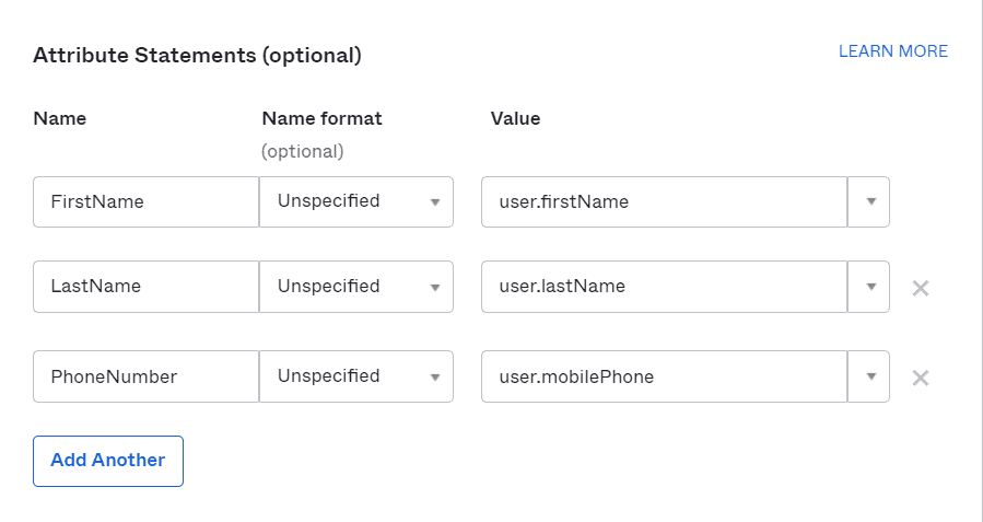 Okta Configure SAML Settings