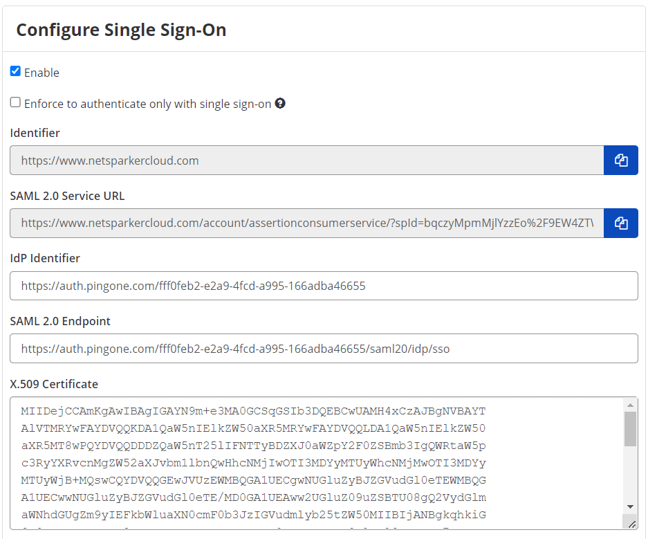 Invicti Enterprise Ping Identity SSO Configuration
