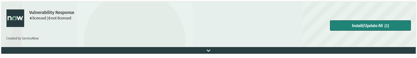 Installing the Vulnerability Response application in ServiceNow platform