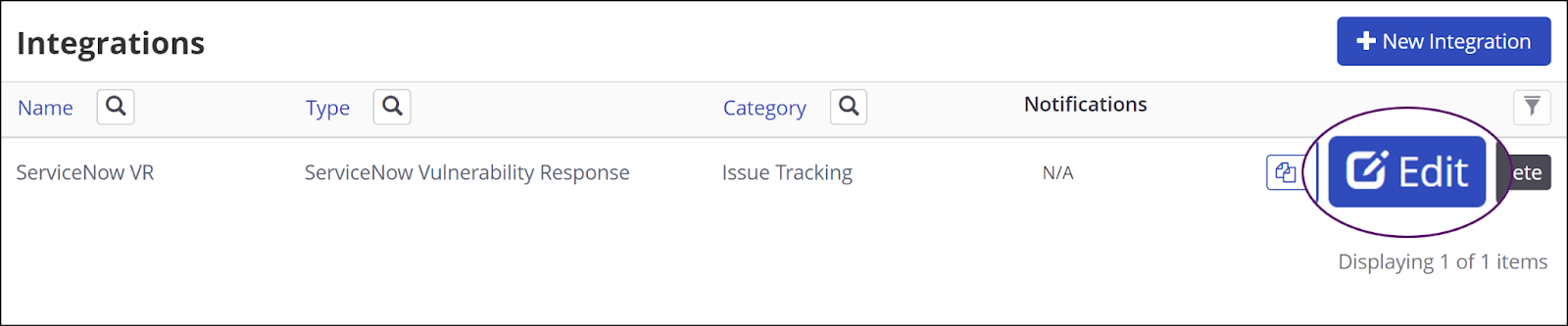 Managing ServiceNow integrations in Invicti Enterprise
