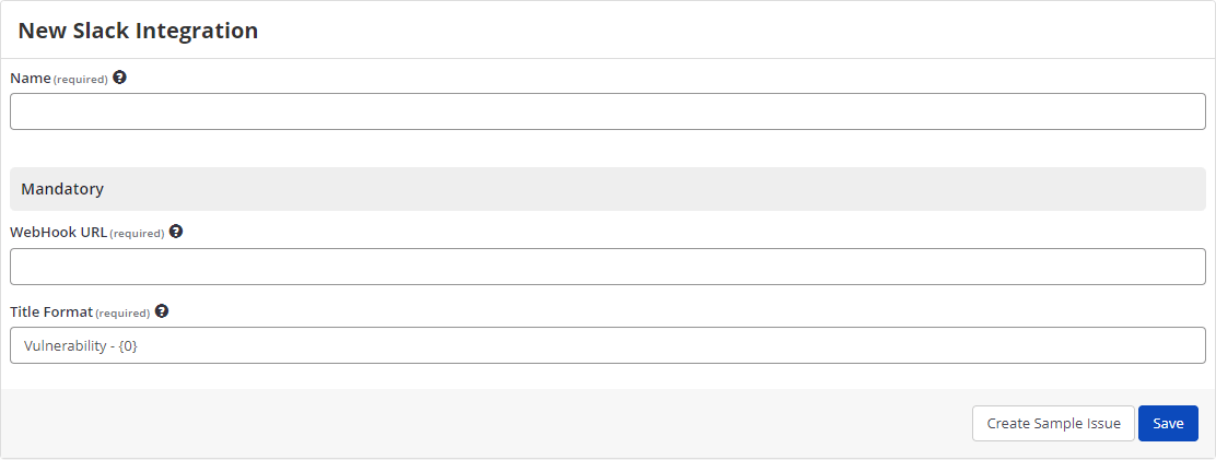 Slack integration in Invicti Enterprise