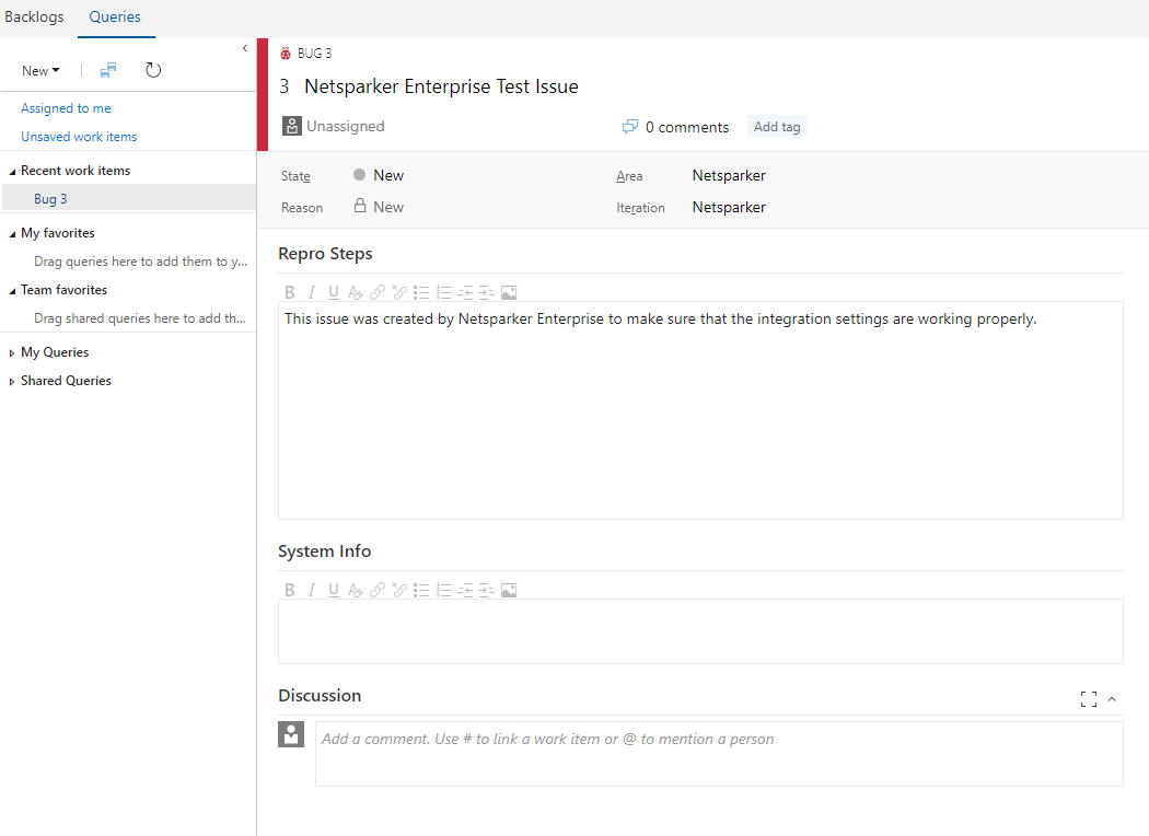 TFS vulnerability export interface showing issue selection and Send To TFS options in Invicti Enterprise