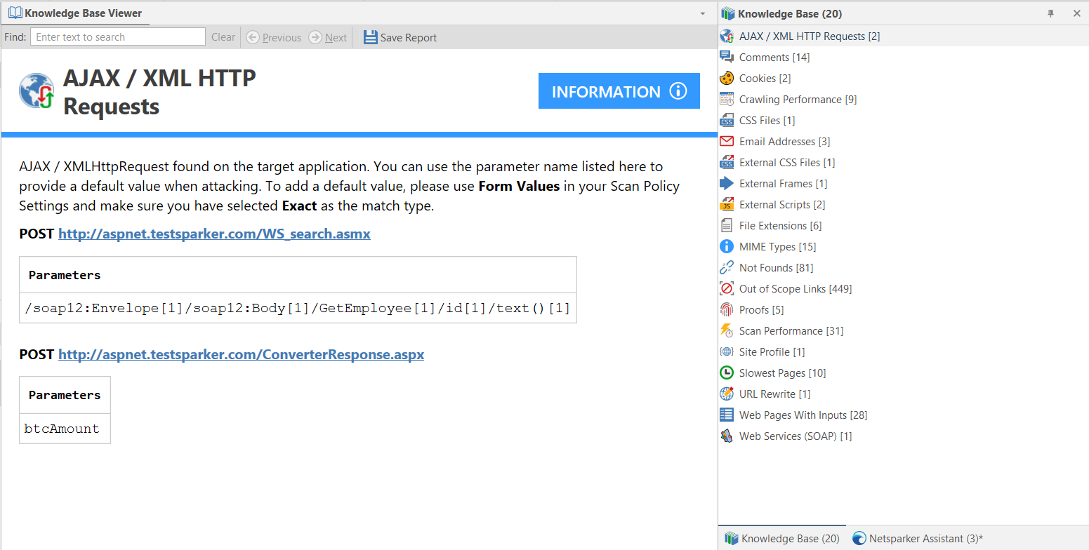 AJAX/XML HTTP Requests in Knowledge Base Viewer