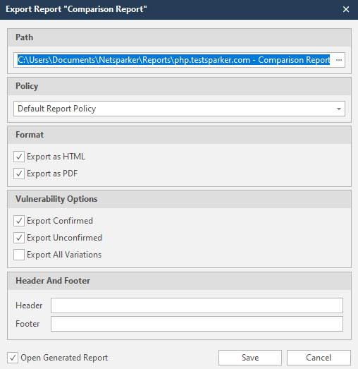 Select Session Files to Compare