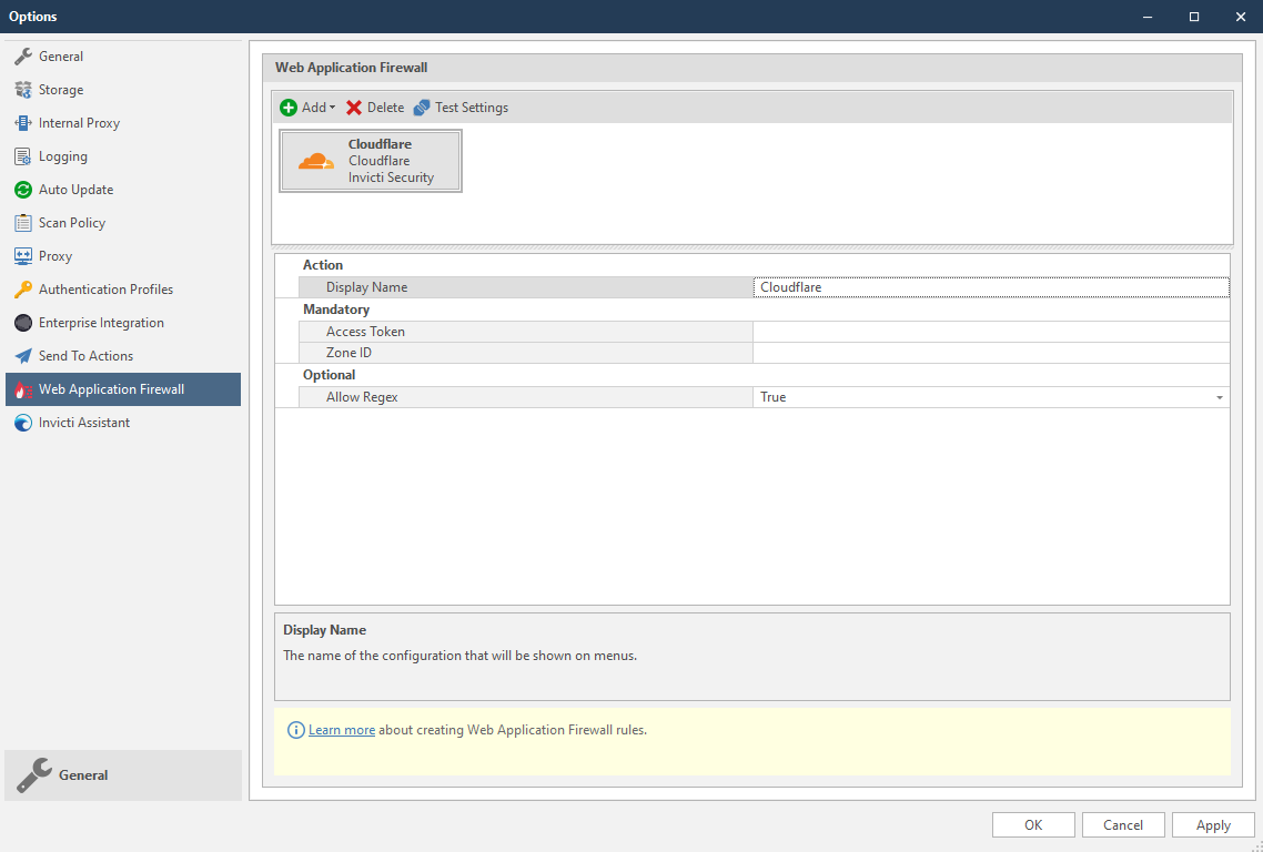 Cloudflare WAF Integration