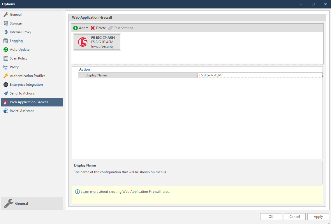 F5 BIG-IP ASM WAF Integration