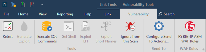 Vulnerability tab Image