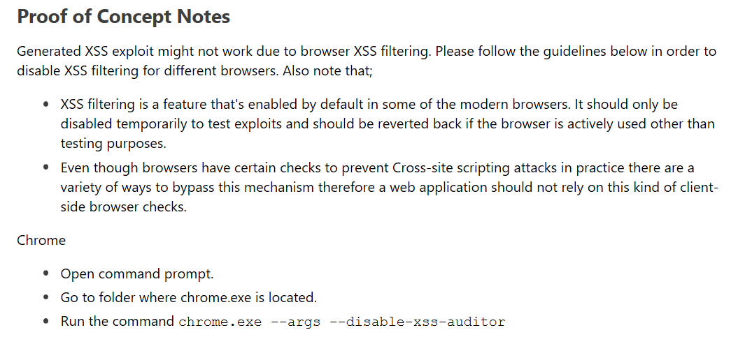 Proof of Concept notes.