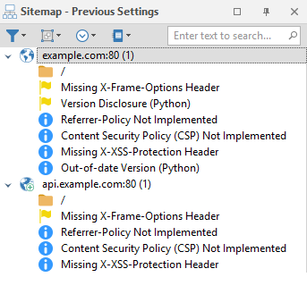 Additional Websites in Site Map