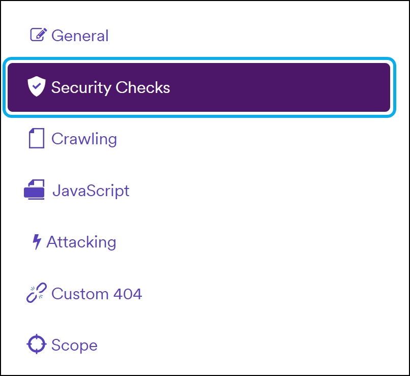 Security Checks tab.
