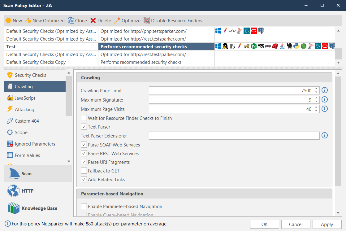 Crawling Page Limit in Invicti Standard