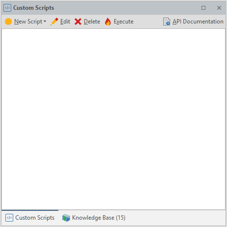 Execute custom script in Invicti Standard.