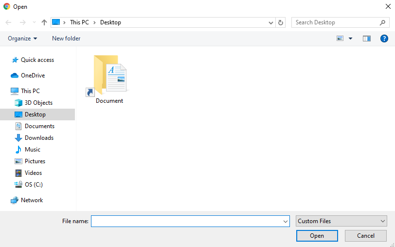 Browse to upload the certificate.