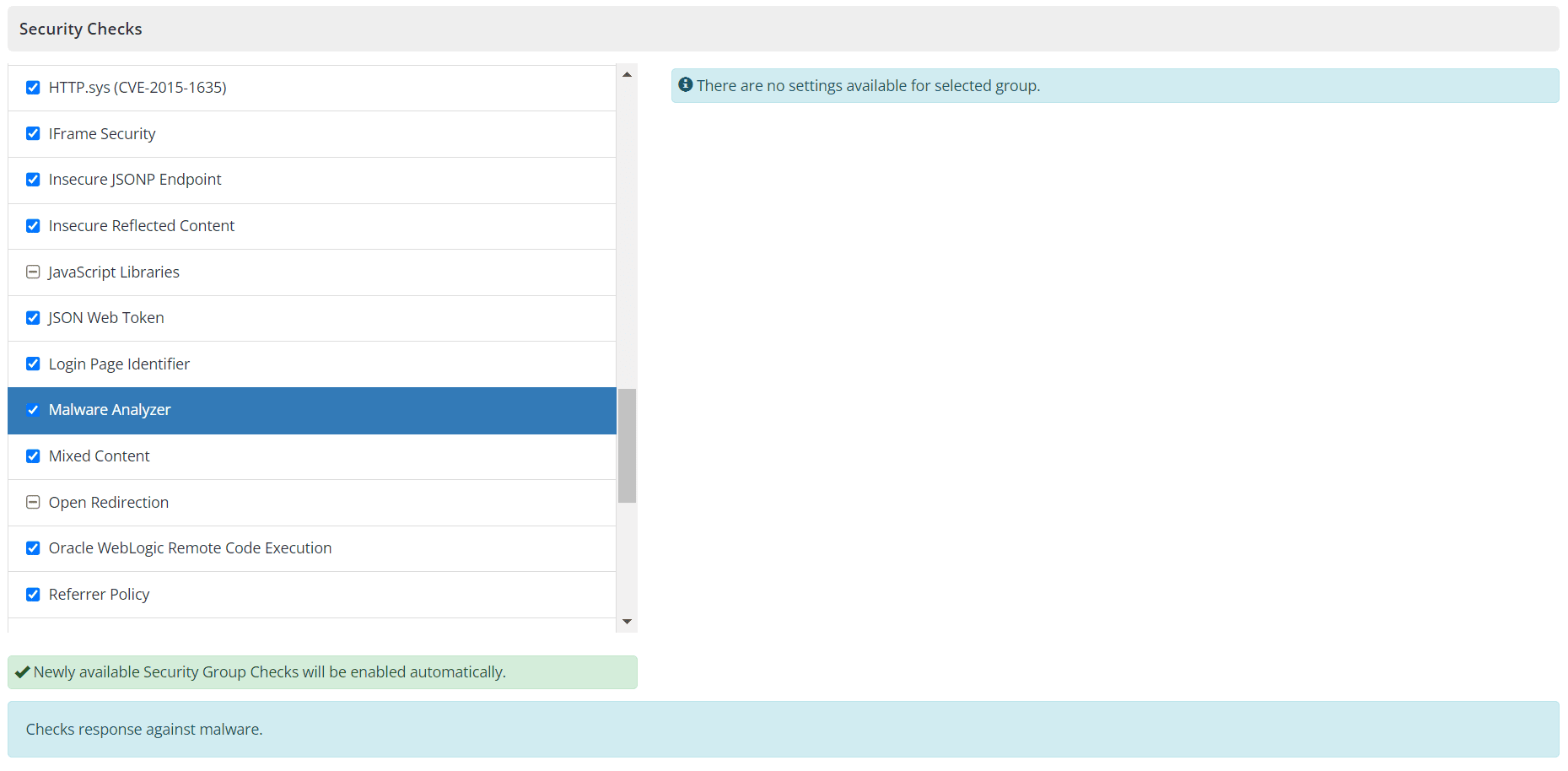 Configure Malware Analyzer in Invicti Enterprise.