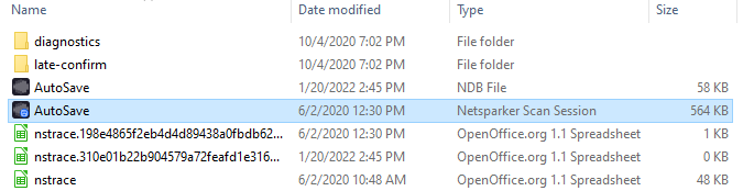 AutoSave Invicti Scan Session file.