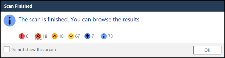 Select PCI Checks scan policy