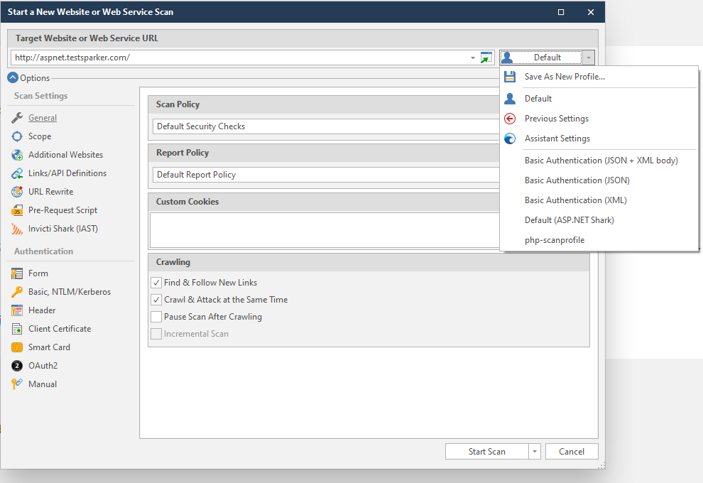 Click Previous Settings to change.