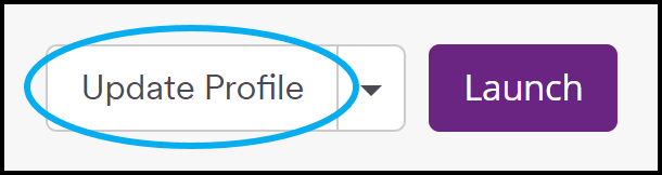 Click Update Profile button.