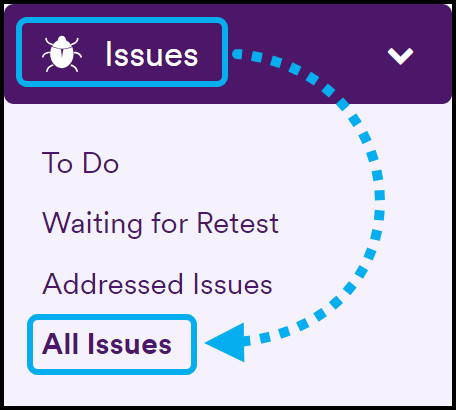 All Issues page for issue history.