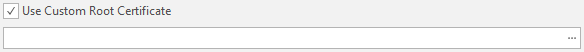 Use Custom Root Certificate