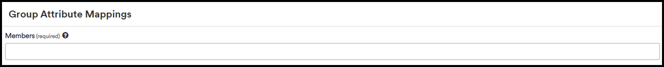 Group attribute mappings