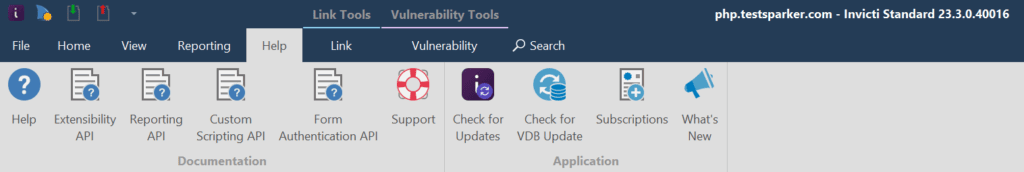 JavaScript libraries detection process showing version identification methods.