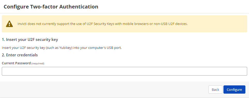 Enter verification code from authenticator app