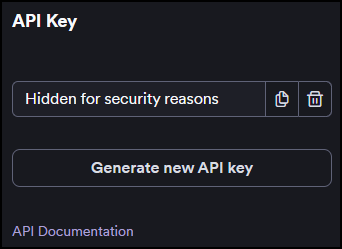 API key is hidden for security reasons.