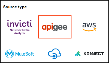 Select API sources interface